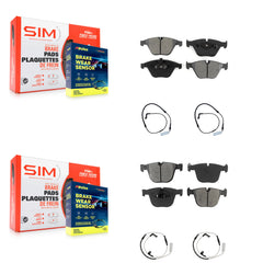 SIM KSW-100124 Disc Brake Pad for 2002-2008 BMW 750i, BMW 750Li and More - Front and Rear