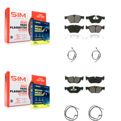 SIM KSW-100125 Disc Brake Pad for 2010-2012 BMW 128i - Front and Rear