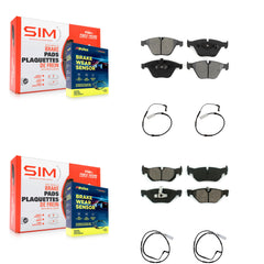 SIM KSW-100127 Disc Brake Pad for 2008-2010 BMW 323i, BMW 328i - Front and Rear