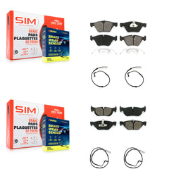 SIM KSW-100128 Disc Brake Pad for 2006-2010 BMW 128i, BMW 328i and More - Front and Rear