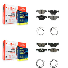 SIM KSW-100131 Disc Brake Pad for 2007-2008 BMW 328i, BMW 323i - Front and Rear