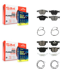 SIM KSW-100132 Disc Brake Pad for 2007-2010 BMW 335d, BMW 335i - Front and Rear