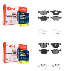 SIM KSW-100138 Disc Brake Pad for 2001-2006 BMW 330Ci, BMW 330i, BMW 330xi - Front and Rear