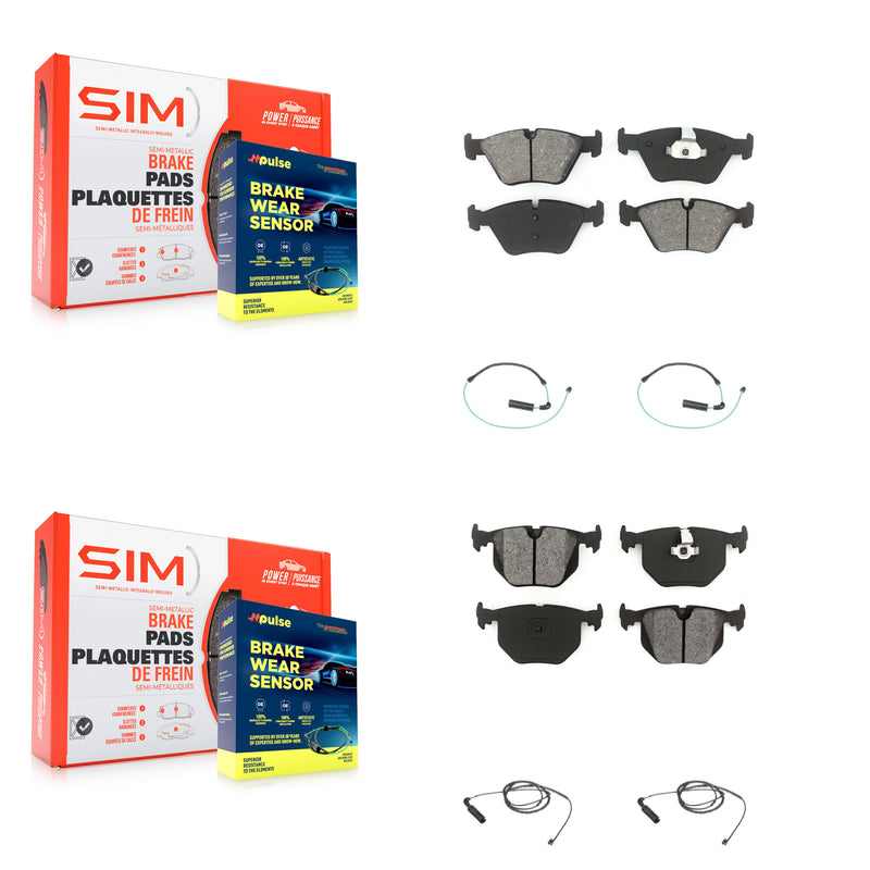 SIM KSW-100138 Disc Brake Pad for 2001-2006 BMW 330Ci, BMW 330i, BMW 330xi - Front and Rear