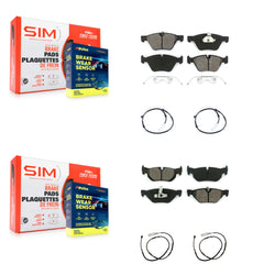 SIM KSW-100142 Disc Brake Pad for 2012 BMW X1 - Front and Rear