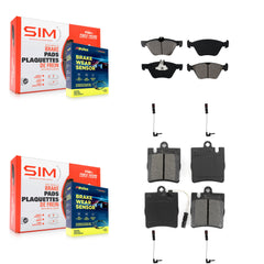 SIM KSW-100147 Disc Brake Pad for 1996-2002 Mercedes-Benz E430, Mercedes-Benz CLK320, Mercedes-Benz E320 - Front and Rear