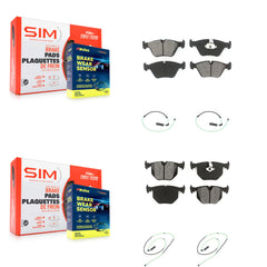 SIM KSW-100151 Disc Brake Pad for 2005-2006 BMW M3 - Front and Rear