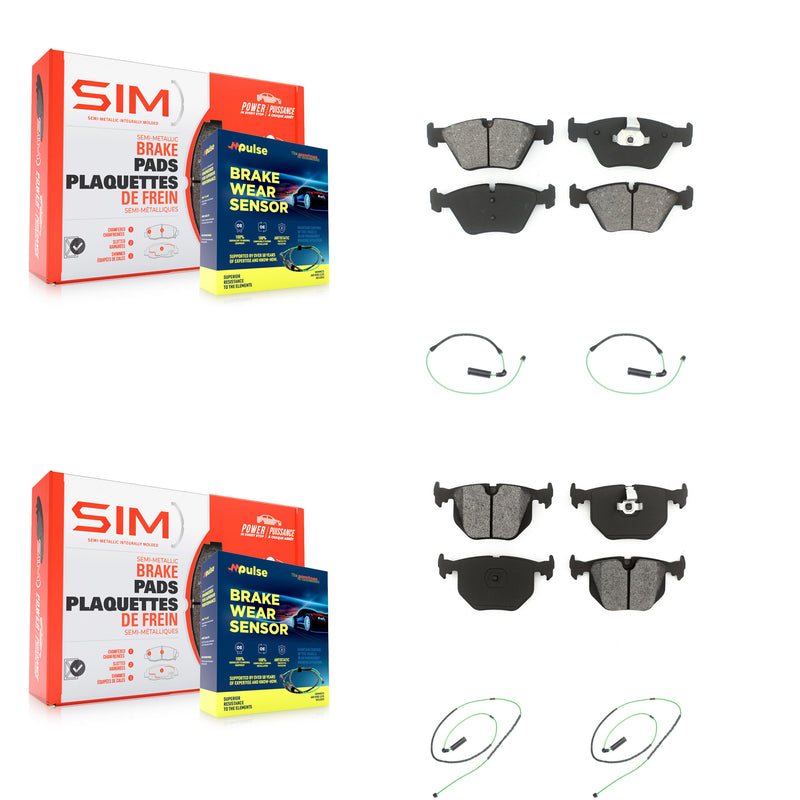 SIM KSW-100151 Disc Brake Pad for 2005-2006 BMW M3 - Front and Rear