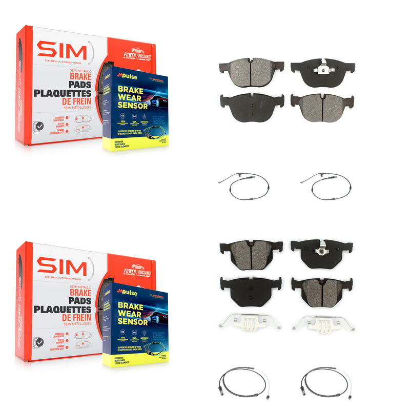 SIM KSW-100158 Disc Brake Pad for 2011-2019 BMW X6, BMW X5 - Front and Rear
