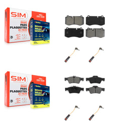 SIM KSW-100167 Disc Brake Pad for 2007-2014 Mercedes-Benz CL550, Mercedes-Benz SL550 - Front and Rear