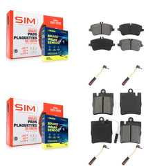 SIM KSW-100173 Disc Brake Pad for 2001-2007 Mercedes-Benz C280, Mercedes-Benz C350 and More - Front and Rear