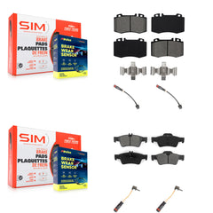 SIM KSW-100175 Disc Brake Pad for 2003-2006 Mercedes-Benz SL500 - Front and Rear