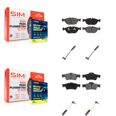 SIM KSW-100176 Disc Brake Pad for 2003-2006 Mercedes-Benz S430, Mercedes-Benz S500 - Front and Rear