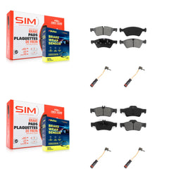 SIM KSW-100178 Disc Brake Pad for 2006-2009 Mercedes-Benz E350 - Front and Rear