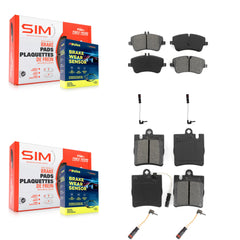 SIM KSW-100182 Disc Brake Pad for 2003 Mercedes-Benz CLK320 - Front and Rear