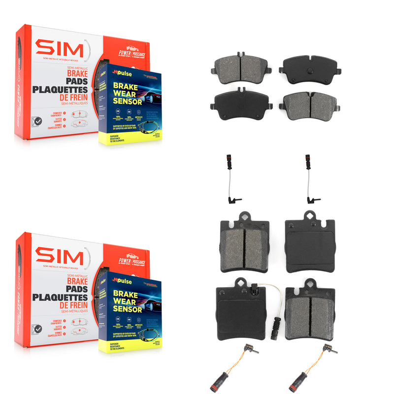 SIM KSW-100182 Disc Brake Pad for 2003 Mercedes-Benz CLK320 - Front and Rear