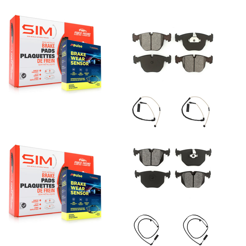 SIM KSW-100189 Disc Brake Pad for 2003-2005 Land Rover Range Rover - Front and Rear