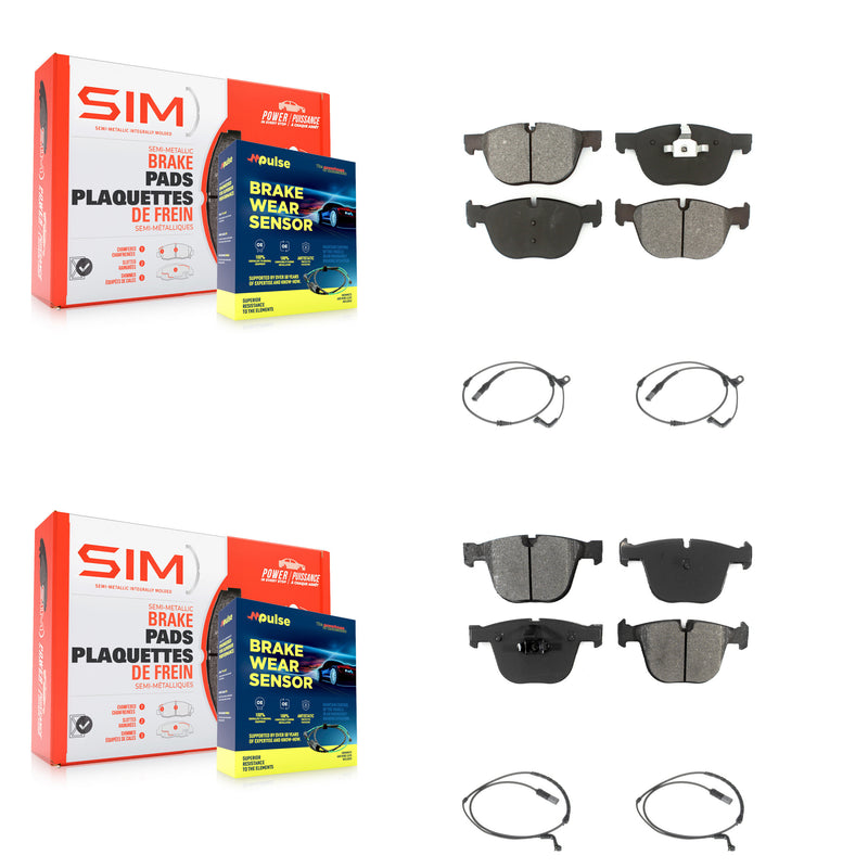 SIM KSW-100191 Disc Brake Pad for 2007-2010 BMW X5, BMW X6 - Front and Rear