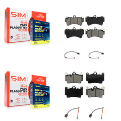 SIM KSW-100200 Disc Brake Pad for 2007-2015 Audi Q7, Porsche Cayenne - Front and Rear