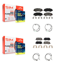 SIM KSW-100201 Disc Brake Pad for 2010-2015 Land Rover LR4 - Front and Rear