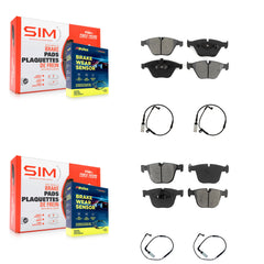 SIM KSW-100203 Disc Brake Pad for 2004-2010 BMW 550i, BMW 645Ci, BMW 545i - Front and Rear