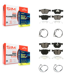 SIM KSW-100204 Disc Brake Pad for 2006-2007 BMW 525i - Front and Rear