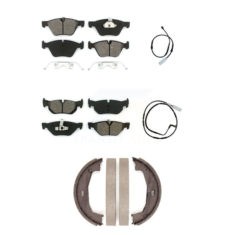SIM KSW-100205 Disc Brake Pad for 2010-2012 BMW 128i - Front and Rear