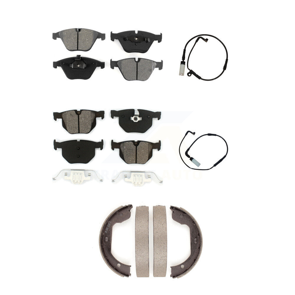 SIM KSW-100211 Disc Brake Pad for 2004-2010 BMW 535i xDrive, BMW 528i xDrive and More - Front and Rear