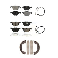 SIM KSW-100211 Disc Brake Pad for 2004-2010 BMW 535i xDrive, BMW 528i xDrive and More - Front and Rear