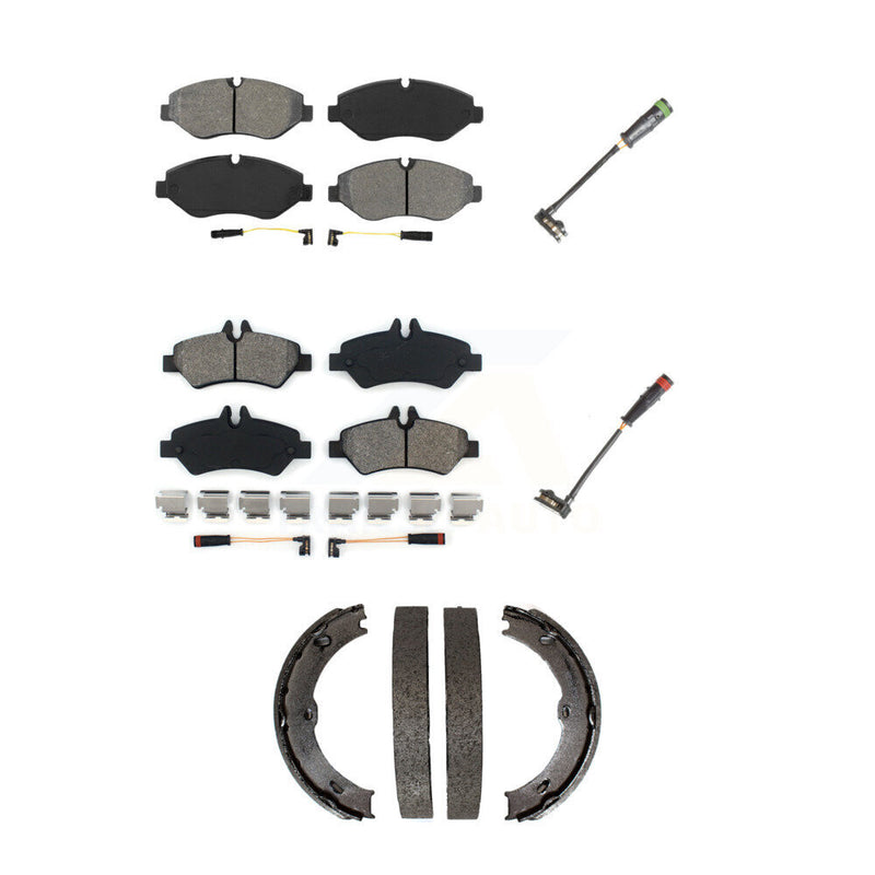 SIM KSW-100217 Disc Brake Pad for 2007-2018 Mercedes-Benz Sprinter 2500, Dodge Sprinter 2500, Freightliner Sprinter 2500 - Front and Rear