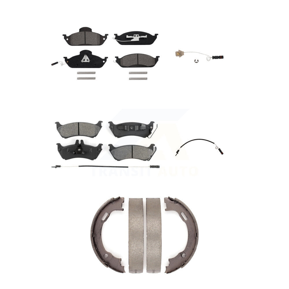 SIM KSW-100226 Disc Brake Pad for 1998-2005 Mercedes-Benz ML320, Mercedes-Benz ML350, Mercedes-Benz ML430 - Front and Rear