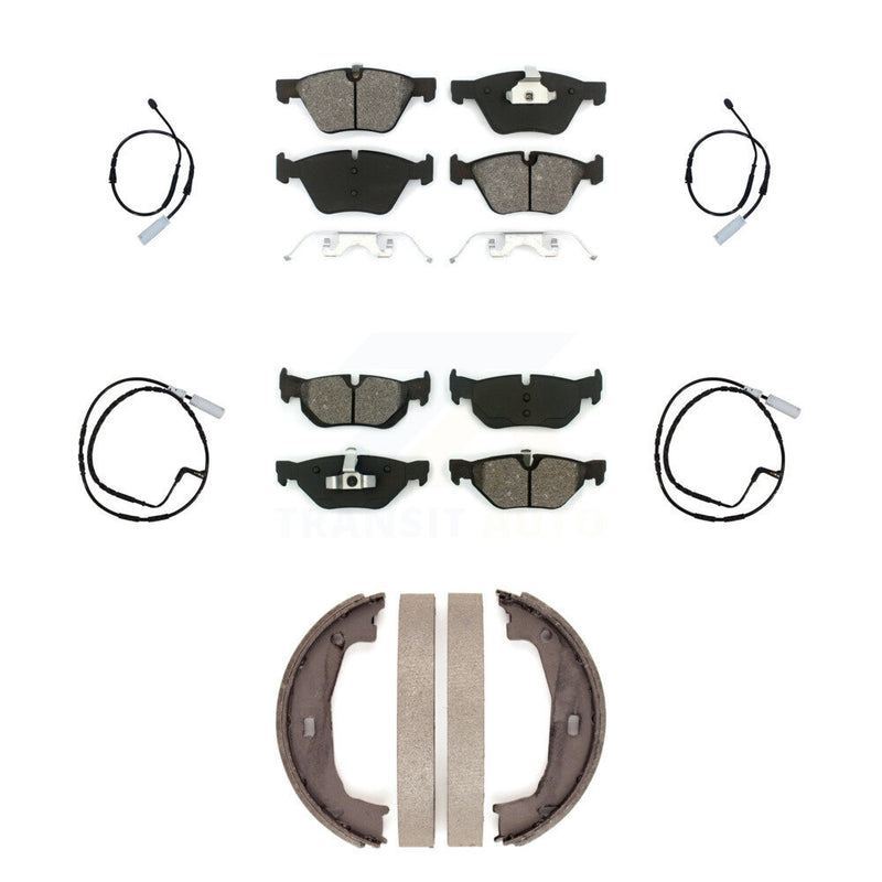 SIM KSW-100253 Disc Brake Pad for 2010-2012 BMW 128i - Front and Rear