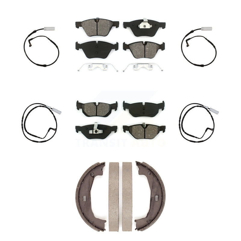 SIM KSW-100258 Disc Brake Pad for 2006-2010 BMW 128i, BMW 328i and More - Front and Rear