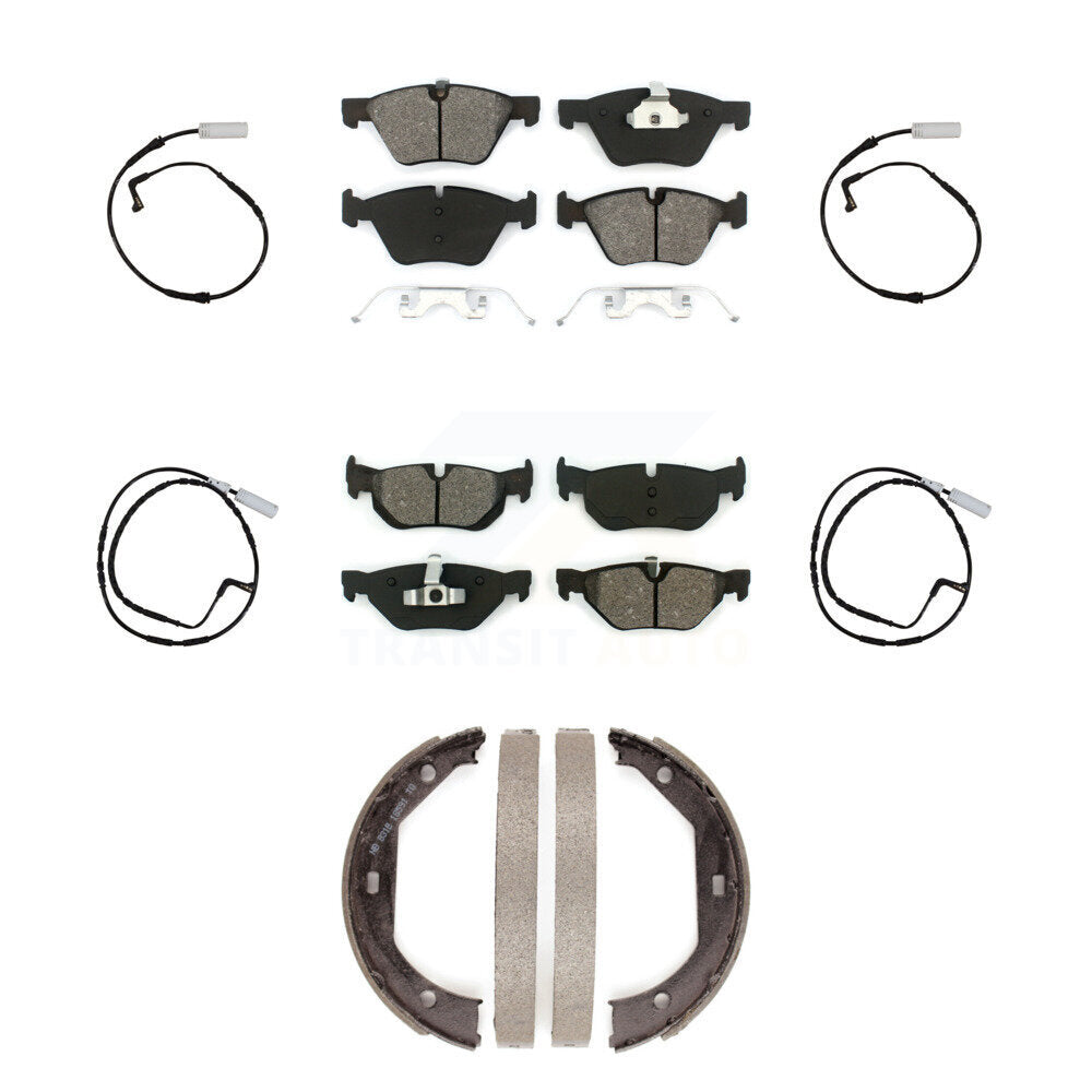 SIM KSW-100260 Disc Brake Pad for 2007 BMW 328i - Front and Rear