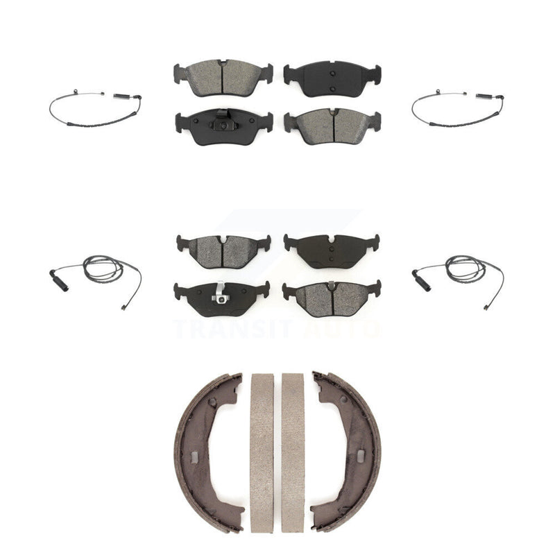 SIM KSW-100268 Disc Brake Pad for 2000-2006 BMW 320i, BMW 325Ci and More - Front and Rear