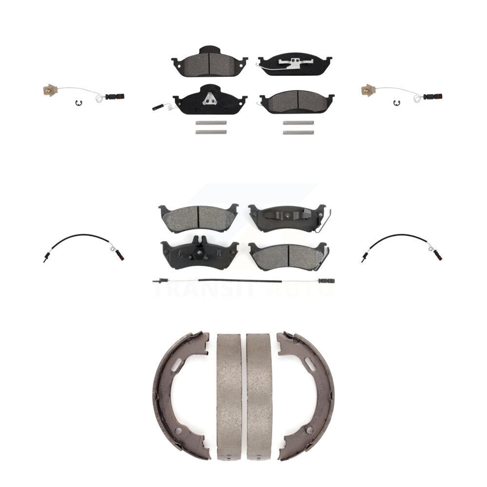 SIM KSW-100286 Disc Brake Pad for 1998-2005 Mercedes-Benz ML320, Mercedes-Benz ML350, Mercedes-Benz ML430 - Front and Rear