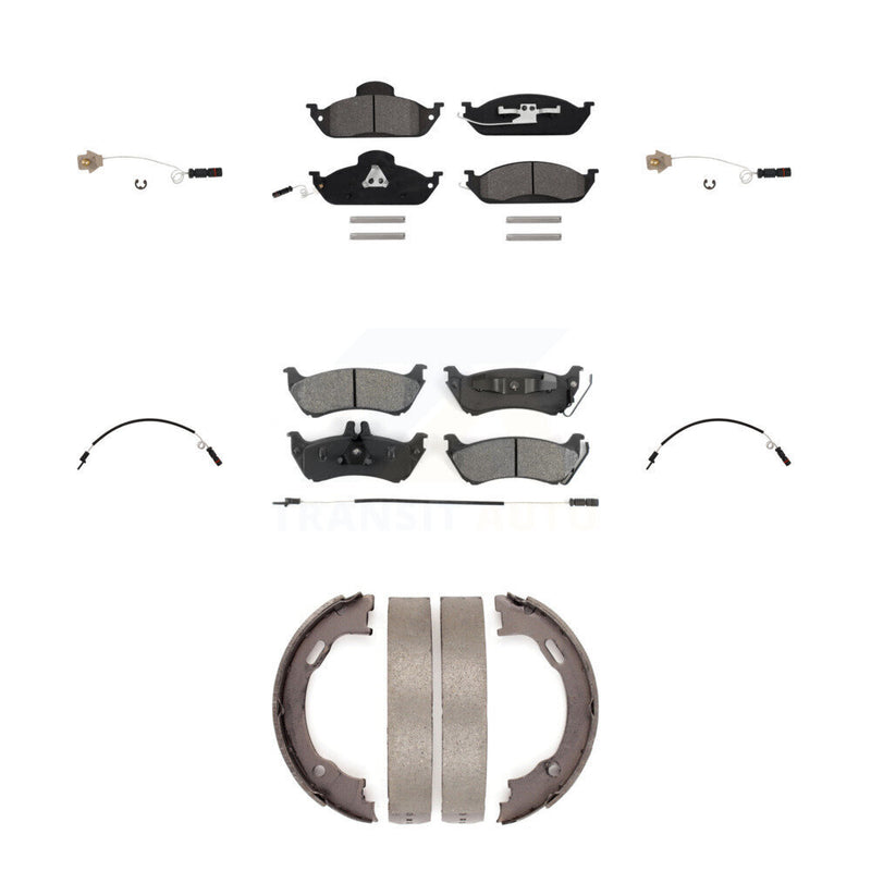 SIM KSW-100286 Disc Brake Pad for 1998-2005 Mercedes-Benz ML320, Mercedes-Benz ML350, Mercedes-Benz ML430 - Front and Rear