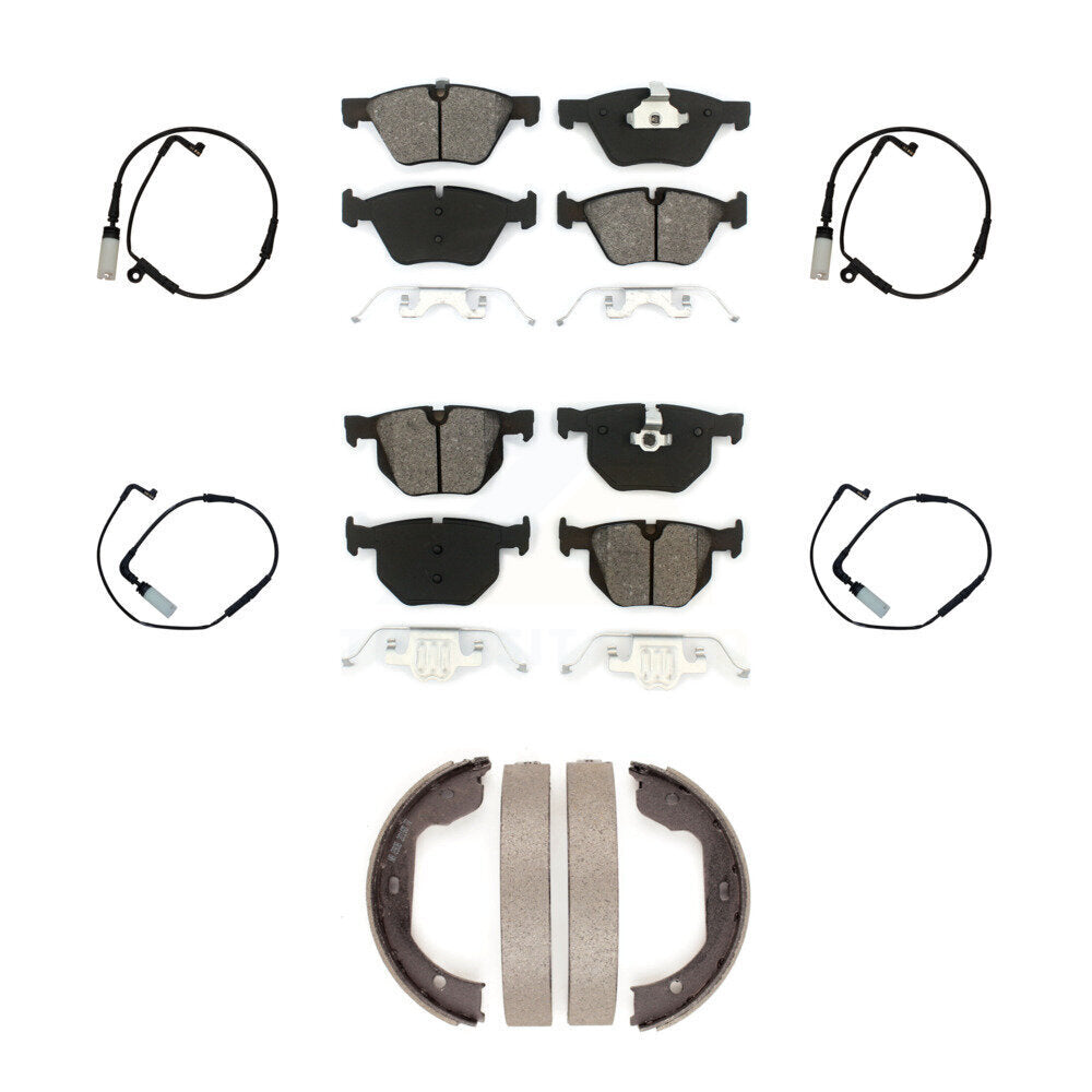 SIM KSW-100288 Disc Brake Pad for 2006-2007 BMW 525i - Front and Rear