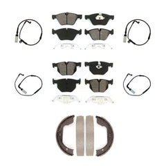 SIM KSW-100288 Disc Brake Pad for 2006-2007 BMW 525i - Front and Rear