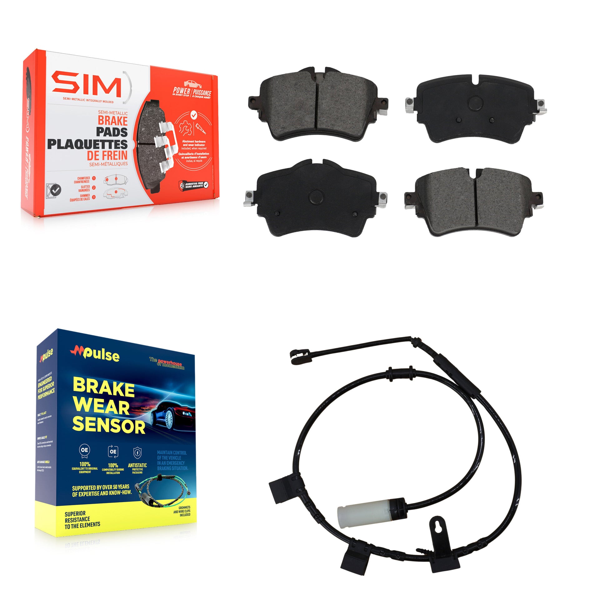 SIM KSW-100291 Disc Brake Pad for 2015 Mini Cooper - Front