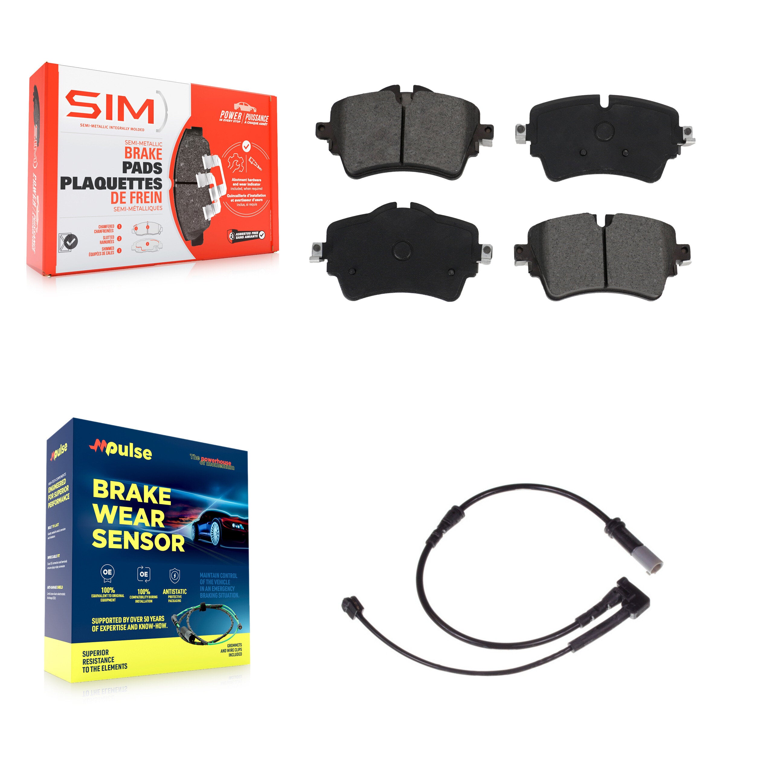 SIM KSW-100292 Disc Brake Pad for 2015-2020 Mini Cooper - Front