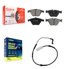 SIM KSW-100346 Disc Brake Pad for 2007-2010 BMW 323i, BMW 328i and More - Front
