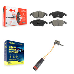SIM KSW-100364 Disc Brake Pad for 2008-2020 Mercedes-Benz SLC300, Mercedes-Benz E400 and More - Front