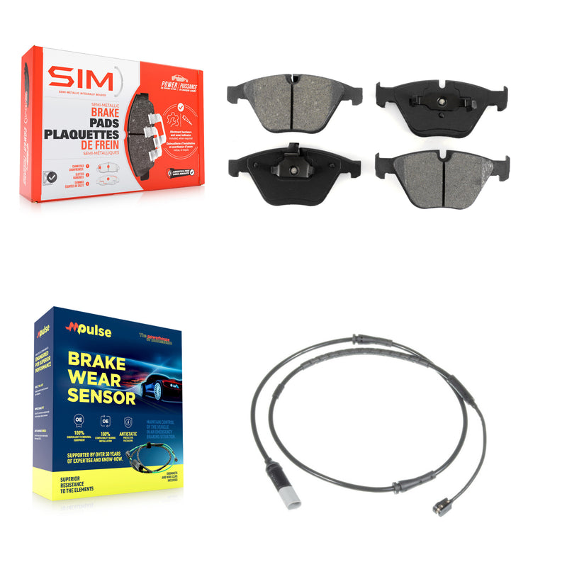 SIM KSW-100386 Disc Brake Pad for 2010 BMW 535i - Front