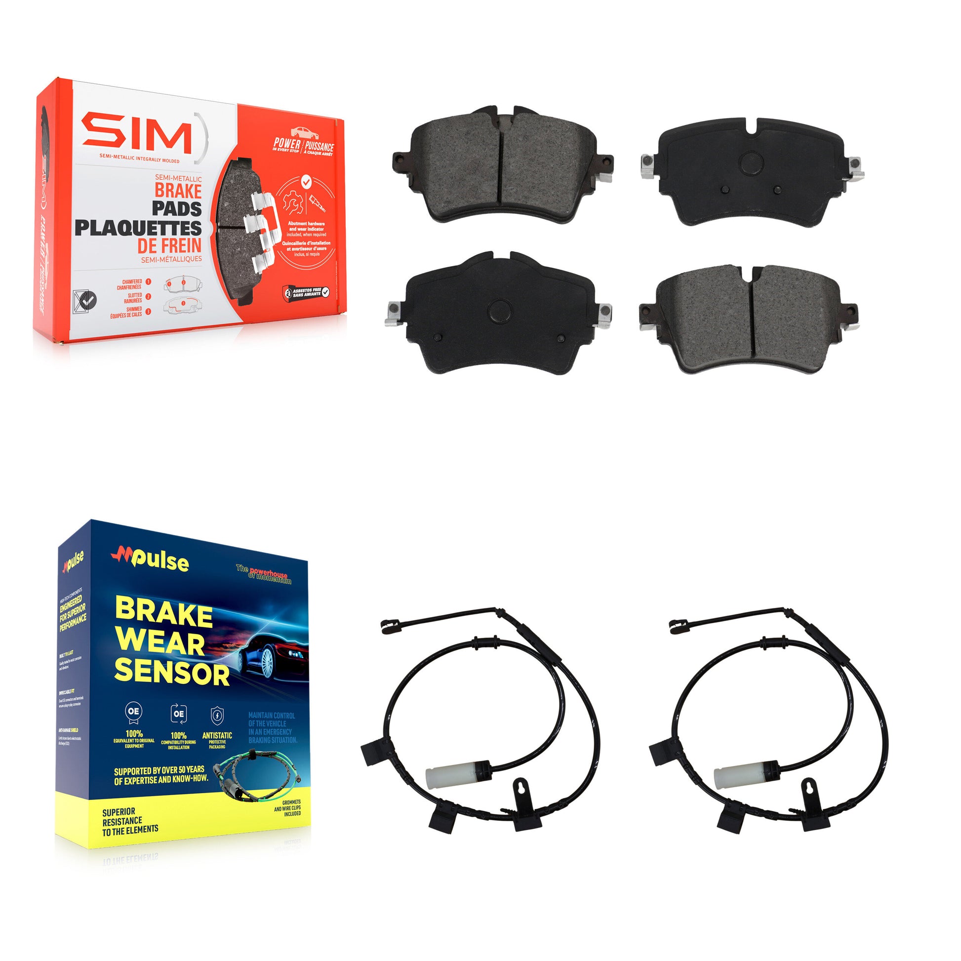 SIM KSW-100397 Disc Brake Pad for 2015 Mini Cooper - Front