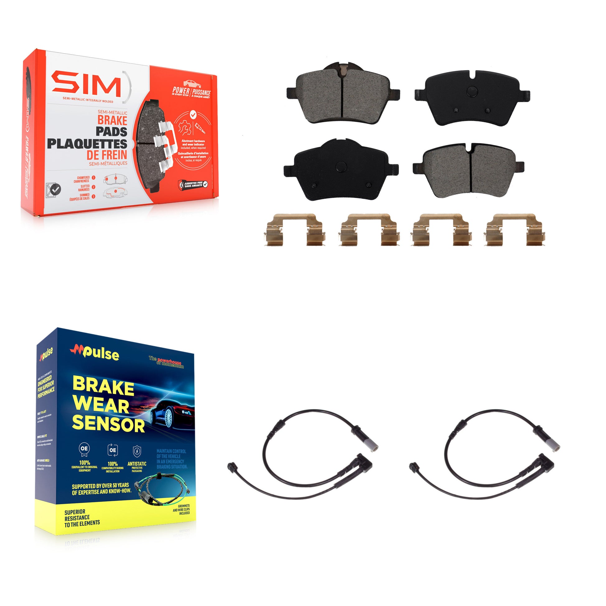 SIM KSW-100399 Disc Brake Pad for 2015-2016 Mini Cooper - Front