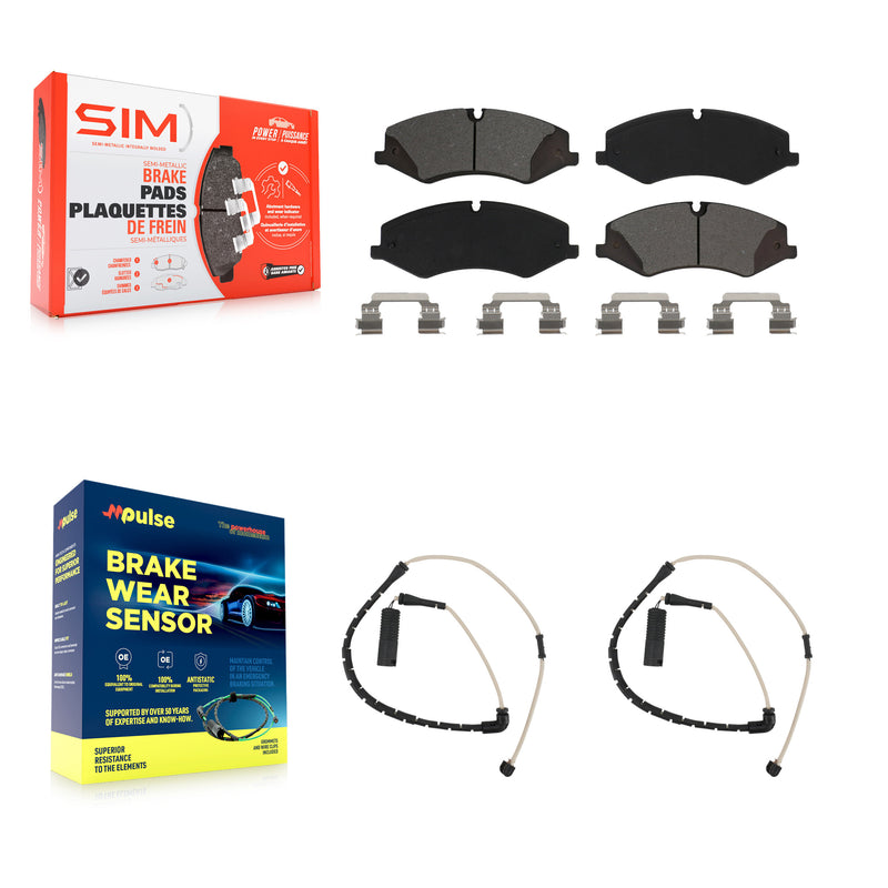 SIM KSW-100401 Disc Brake Pad for 2010-2012 Land Rover Range Rover - Front