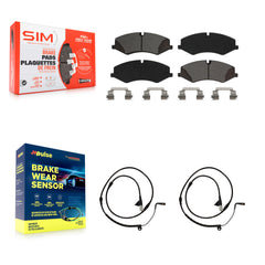 SIM KSW-100415 Disc Brake Pad for 2010-2013 Land Rover Range Rover Sport - Front