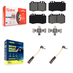 SIM KSW-100422 Disc Brake Pad for 2000-2009 Mercedes-Benz C55 AMG, Mercedes-Benz E350 and More - Front