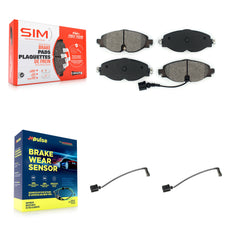 SIM KSW-100428 Disc Brake Pad for 2016 Audi TT Quattro - Front